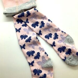 Melton baby glittery butterfly tightsNEW no tags